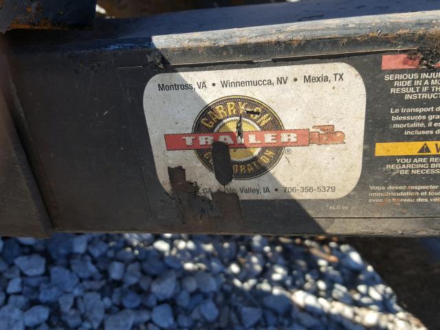 4YMUL0812AV083311 - 2010 UTILITY TRAILER BLACK photo 8