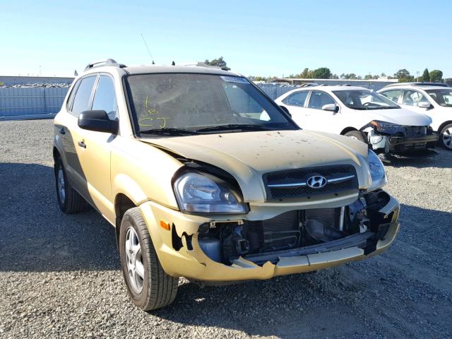 KM8JM12B75U068241 - 2005 HYUNDAI TUCSON GL GOLD photo 1