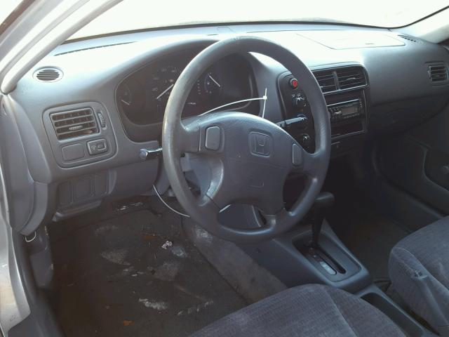 2HGEJ6611XH512377 - 1999 HONDA CIVIC BASE SILVER photo 9
