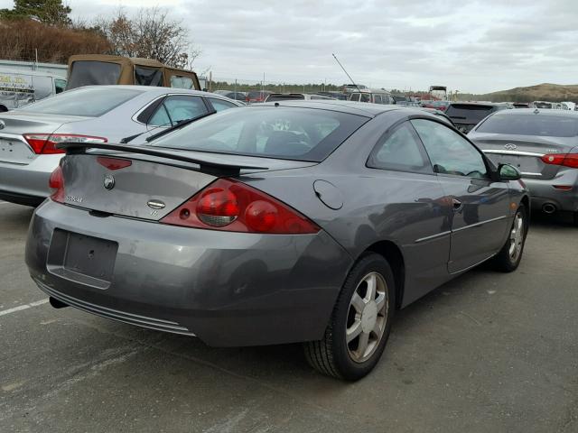 1ZWHT61LX25619788 - 2002 MERCURY COUGAR V6 GRAY photo 4