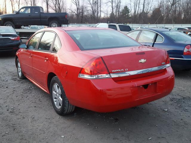 2G1WG5EK7B1222970 - 2011 CHEVROLET IMPALA LT RED photo 3