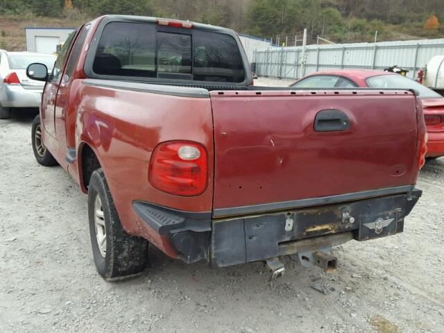 1FTRX07L3YKB23830 - 2000 FORD F150 RED photo 3