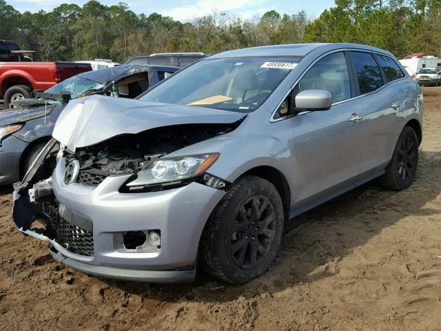 JM3ER293280173672 - 2008 MAZDA CX-7 SILVER photo 2