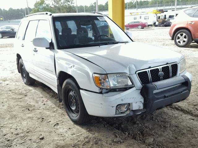 JF1SF65641H731546 - 2001 SUBARU FORESTER S WHITE photo 1
