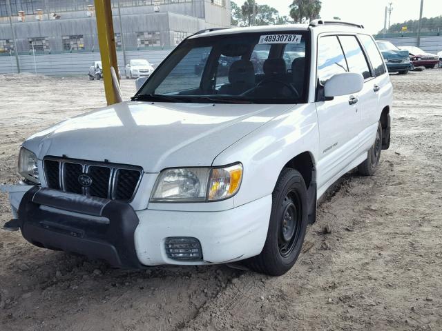 JF1SF65641H731546 - 2001 SUBARU FORESTER S WHITE photo 2