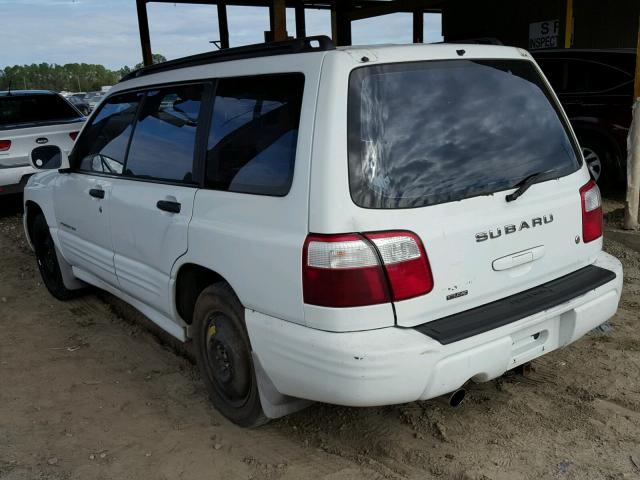 JF1SF65641H731546 - 2001 SUBARU FORESTER S WHITE photo 3
