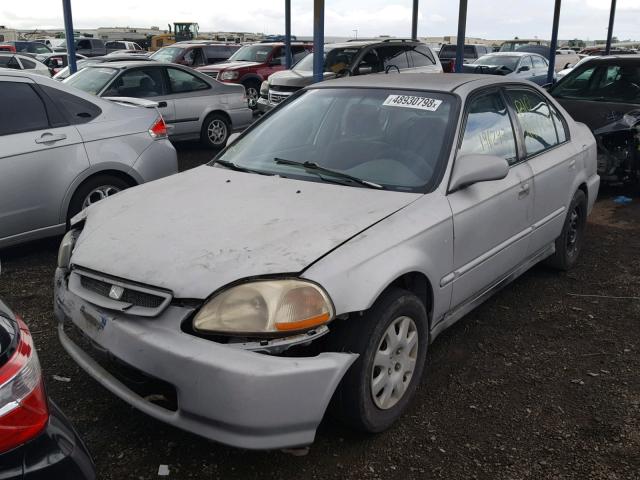 2HGEJ6610YH541645 - 2000 HONDA CIVIC BASE SILVER photo 2