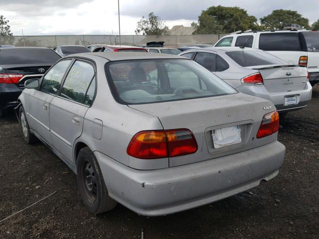 2HGEJ6610YH541645 - 2000 HONDA CIVIC BASE SILVER photo 3