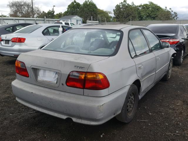 2HGEJ6610YH541645 - 2000 HONDA CIVIC BASE SILVER photo 4