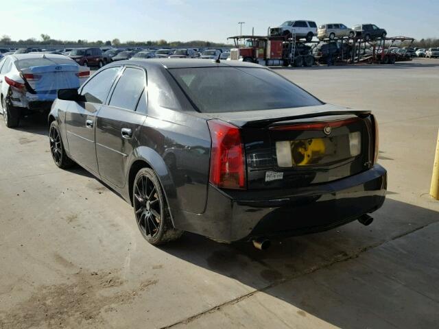 1G6DP567350200203 - 2005 CADILLAC CTS HI FEA BLACK photo 3