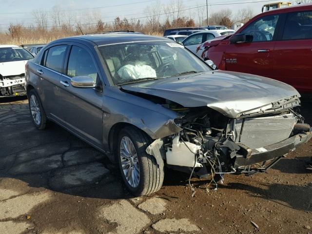 1C3CCBCB1CN249688 - 2012 CHRYSLER 200 LIMITE GRAY photo 1