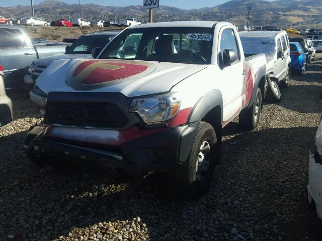 5TFPX4EN5DX014057 - 2013 TOYOTA TACOMA WHITE photo 2