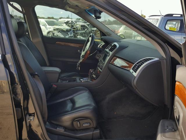 1GYEE63A080105190 - 2008 CADILLAC SRX BLACK photo 5