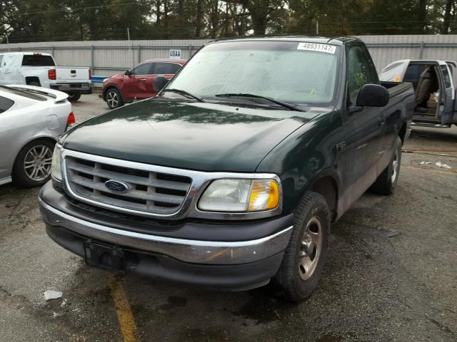 1FTRF17223NA55737 - 2003 FORD F150 GREEN photo 2