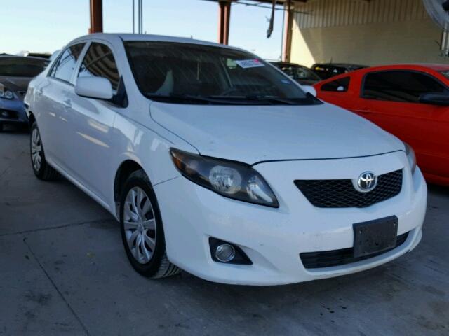 1NXBU4EE5AZ364204 - 2010 TOYOTA COROLLA BA WHITE photo 1