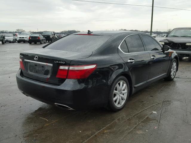 JTHBL46F895084618 - 2009 LEXUS LS 460 BLACK photo 4