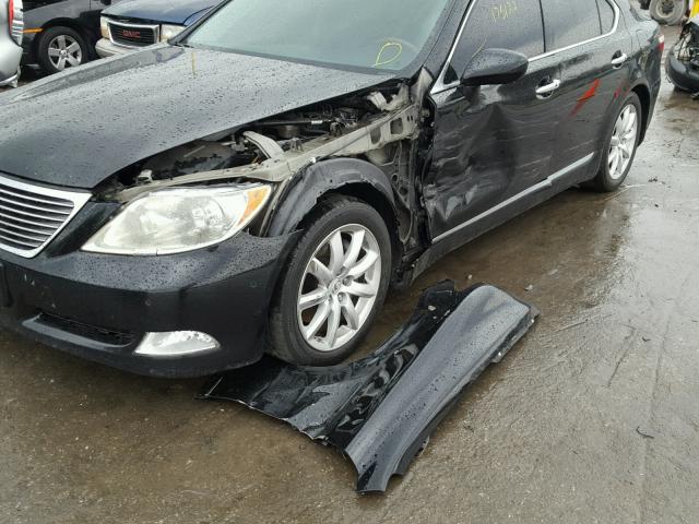 JTHBL46F895084618 - 2009 LEXUS LS 460 BLACK photo 9