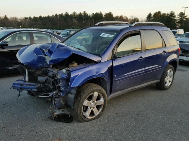 2CKDL73F866140579 - 2006 PONTIAC TORRENT BLUE photo 2