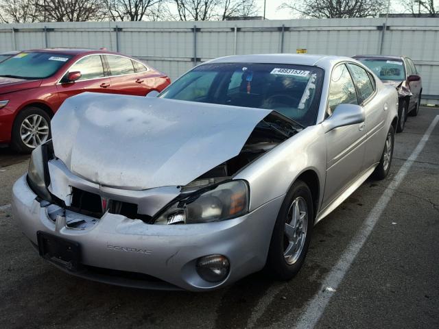 2G2WS522241125273 - 2004 PONTIAC GRAND PRIX SILVER photo 2