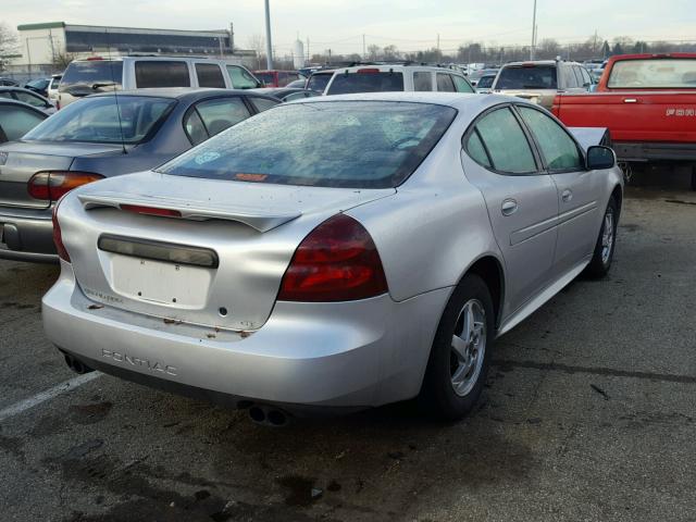 2G2WS522241125273 - 2004 PONTIAC GRAND PRIX SILVER photo 4