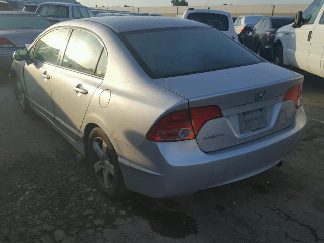 1HGFA16847L108576 - 2007 HONDA CIVIC EX SILVER photo 3