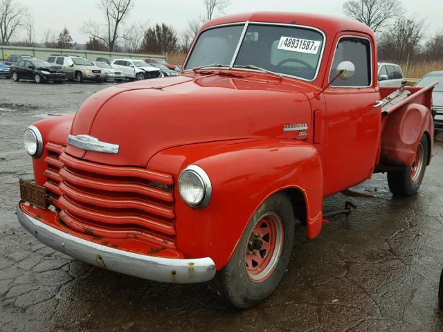 26633314HPF12242 - 1950 CHEVROLET 3100 RED photo 2