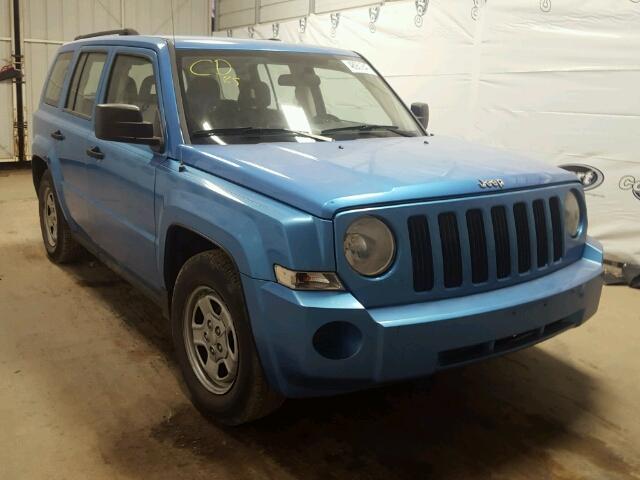 1J8FT28W48D504926 - 2008 JEEP PATRIOT SP BLUE photo 1