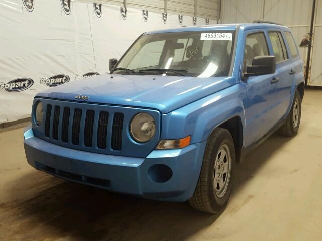 1J8FT28W48D504926 - 2008 JEEP PATRIOT SP BLUE photo 2