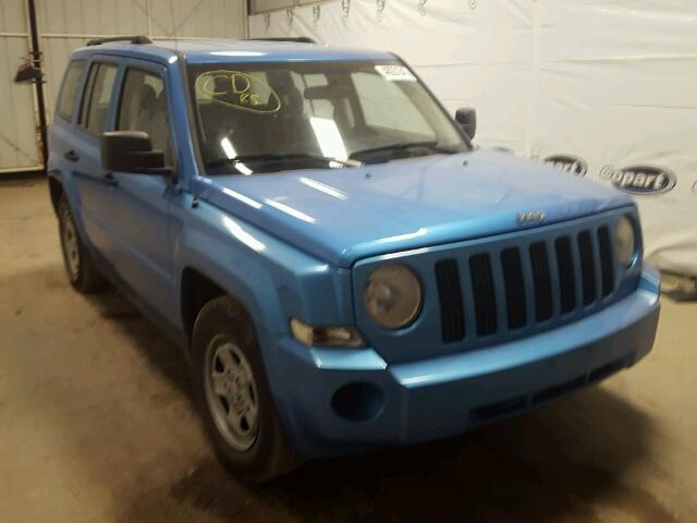 1J8FT28W48D504926 - 2008 JEEP PATRIOT SP BLUE photo 9