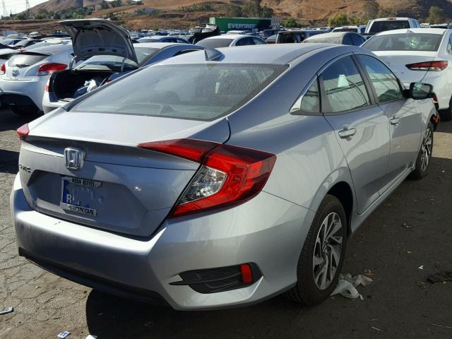 2HGFC2F75HH513108 - 2017 HONDA CIVIC EX SILVER photo 4