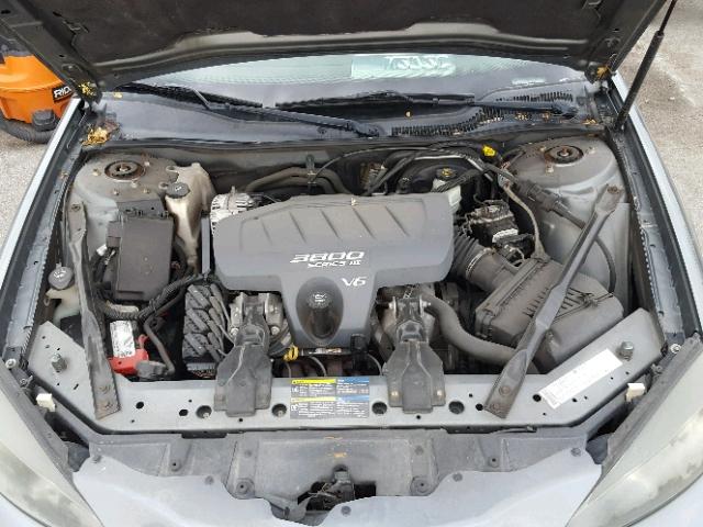 2G2WS522951153170 - 2005 PONTIAC GRAND PRIX ვერცხლისფერი ფოტო 7