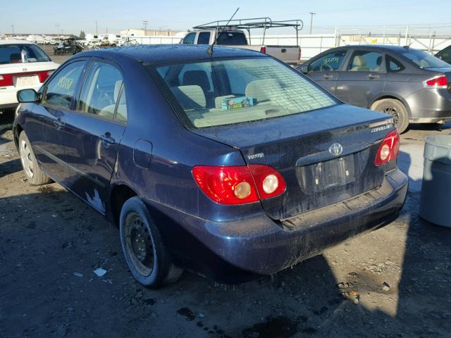 1NXBR32E27Z822323 - 2007 TOYOTA COROLLA CE BLUE photo 3