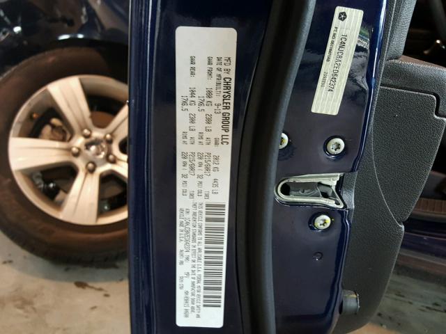 1C4NJCBA2ED642374 - 2014 JEEP COMPASS SP 蓝色 照片 10