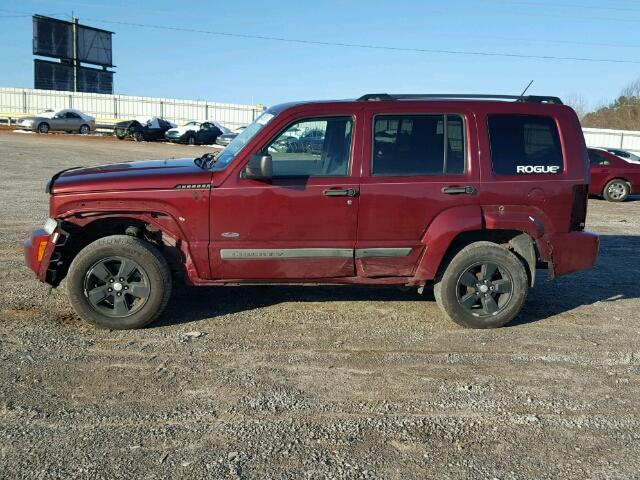 1J8GN28K39W516597 - 2009 JEEP LIBERTY SP RED photo 9