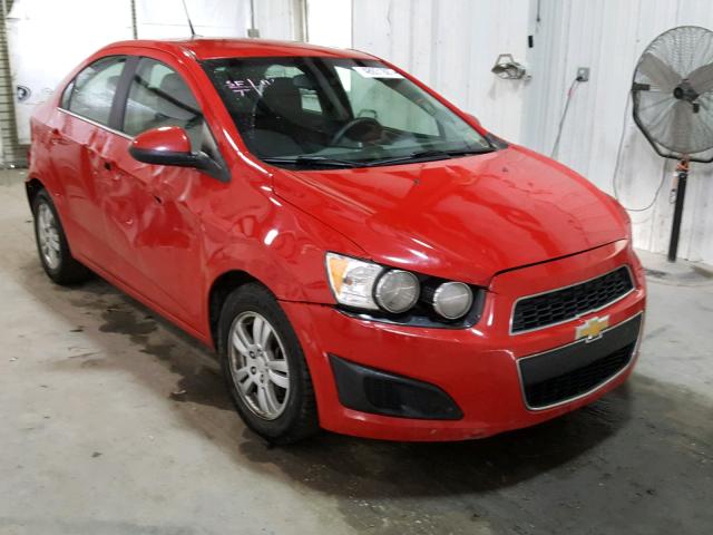 1G1JC5SH5D4228059 - 2013 CHEVROLET SONIC LT RED photo 1