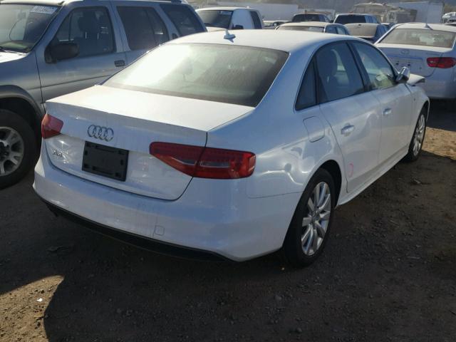 WAUAFAFL7FN026484 - 2015 AUDI A4 PREMIUM WHITE photo 4