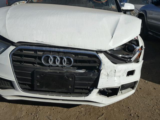 WAUAFAFL7FN026484 - 2015 AUDI A4 PREMIUM WHITE photo 9