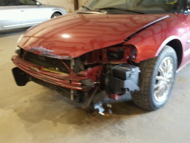 1C3EL65R36N250372 - 2006 CHRYSLER SEBRING LI RED photo 9