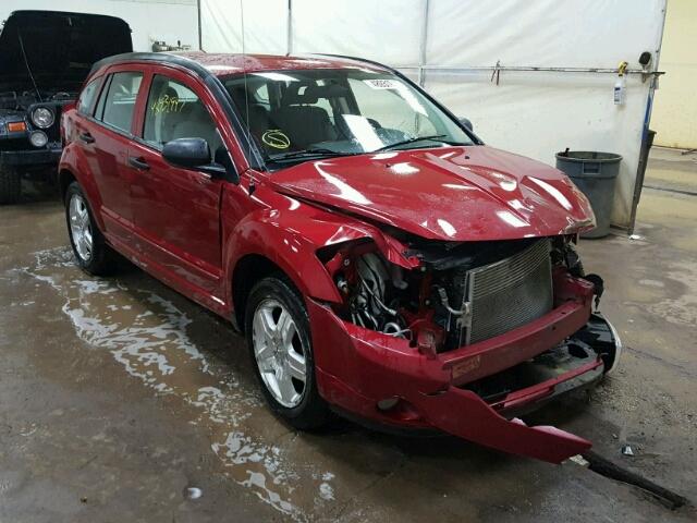 1B3HB48B27D253139 - 2007 DODGE CALIBER SX RED photo 1