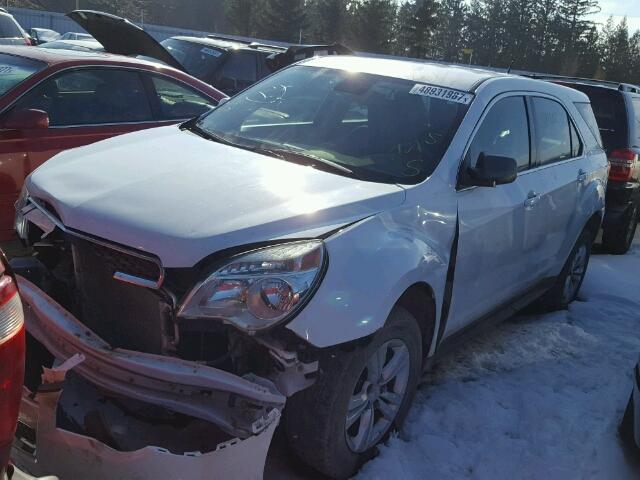 2GNFLCEK9C6110898 - 2012 CHEVROLET EQUINOX LS WHITE photo 2