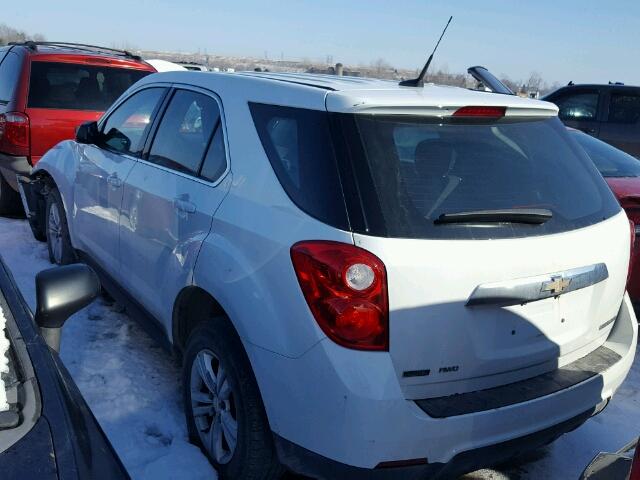 2GNFLCEK9C6110898 - 2012 CHEVROLET EQUINOX LS WHITE photo 3