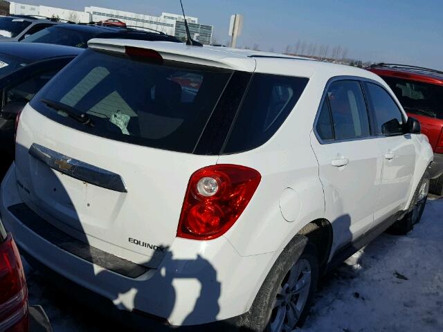 2GNFLCEK9C6110898 - 2012 CHEVROLET EQUINOX LS WHITE photo 4