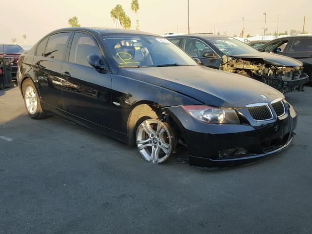 WBAVA37548NL51396 - 2008 BMW 328 I BLACK photo 1