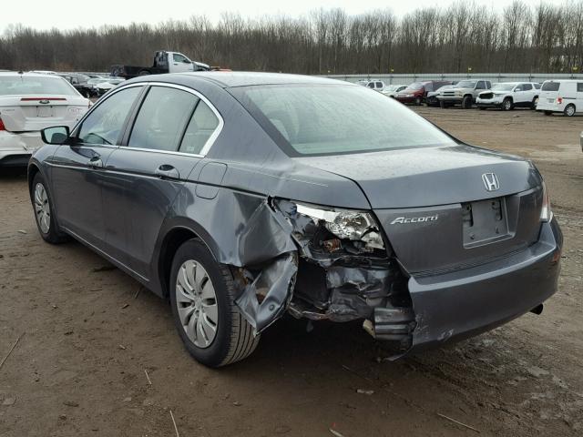 1HGCP26338A034351 - 2008 HONDA ACCORD LX GRAY photo 3