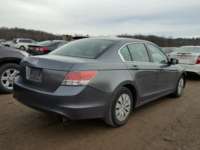 1HGCP26338A034351 - 2008 HONDA ACCORD LX GRAY photo 4