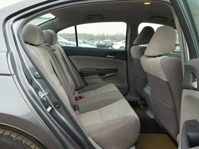 1HGCP26338A034351 - 2008 HONDA ACCORD LX GRAY photo 6