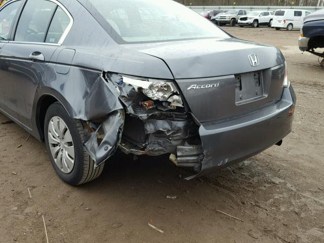 1HGCP26338A034351 - 2008 HONDA ACCORD LX GRAY photo 9