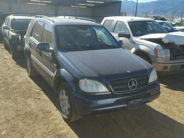 4JGAB72E61A255968 - 2001 MERCEDES-BENZ ML 430 BLACK photo 1