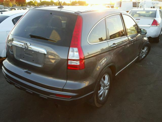 5J6RE3H73BL029791 - 2011 HONDA CR-V EXL CHARCOAL photo 4