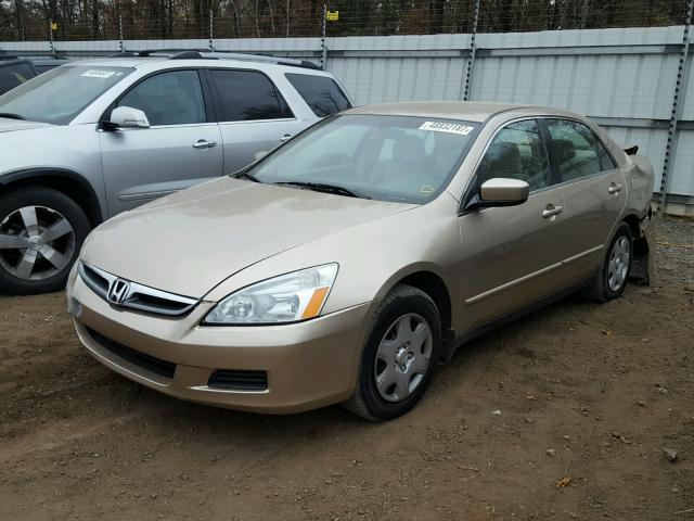 1HGCM56446A053829 - 2006 HONDA ACCORD LX GOLD photo 2